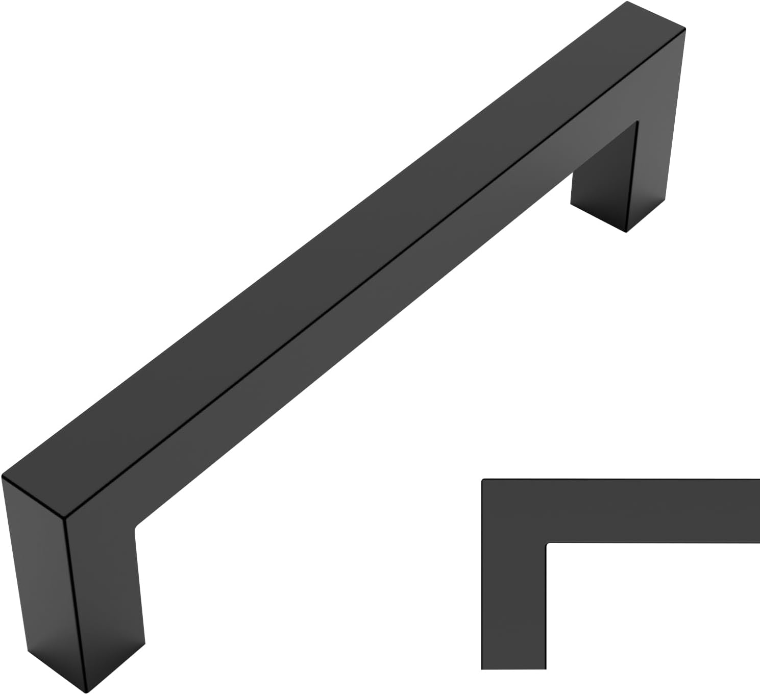Amerdeco 30 Pack Matte Black Cabinet Pulls for Stylish Kitchens