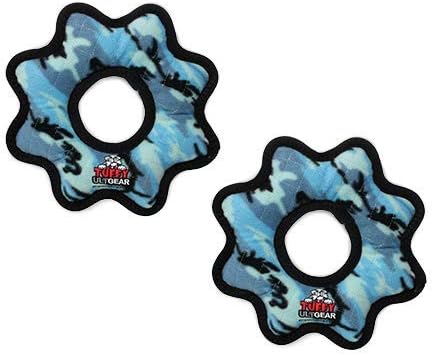 World's Tuffest Soft Dog Toy - Ultimate Gear Ring for Play
