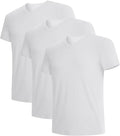 BAMBOO COOL Men's V-Neck Undershirts 3 Pack - Soft, Breathable Fit