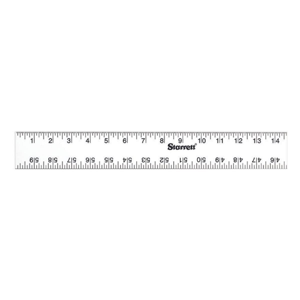 Starrett Straight Edge Aluminum Rule - Perfect for Precision Work