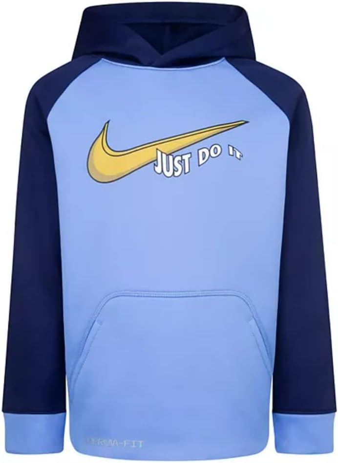 Nike Boys 4-7 Therma-FIT Raglan Hoodie - Warm & Stylish!