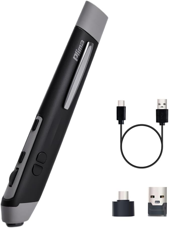 Plima Patent Ergonomic Pen Mouse with Dual Mode Functionality