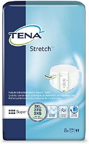 TENA Stretch Bariatric Briefs for 69-96 Inch Waist/Hip Sizes