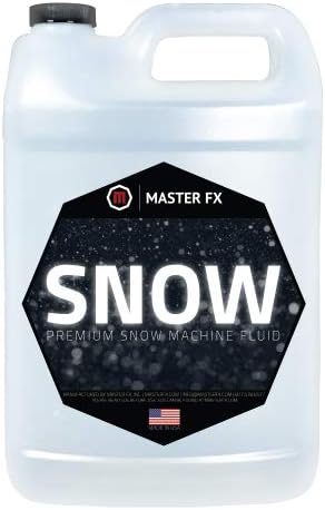 Master FX Snow Fluid - Non-Toxic Snow Machine Fluid for Events