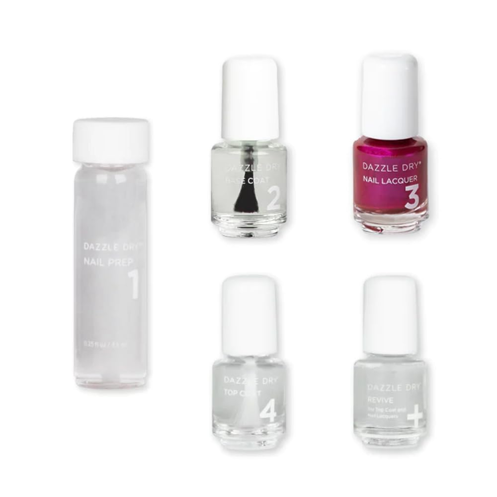 Dazzle Dry Mini Kit 4 Step System for Flawless Manicures