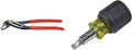 Alligator Water Pump Pliers and 6-in-1 Stubby Multi-Bit Screwdriver