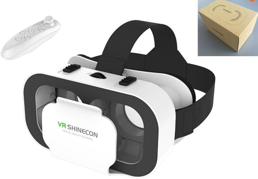 Portable VR Headset with Controller for Phones 4.7-6.5Inch