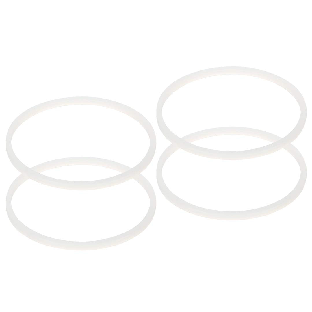 4 Pack White Gaskets for Magic Bullet MB-1001 Blenders by Felji