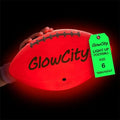 GlowCity Youth Light Up Football - LED Glow Ball for Evening Play