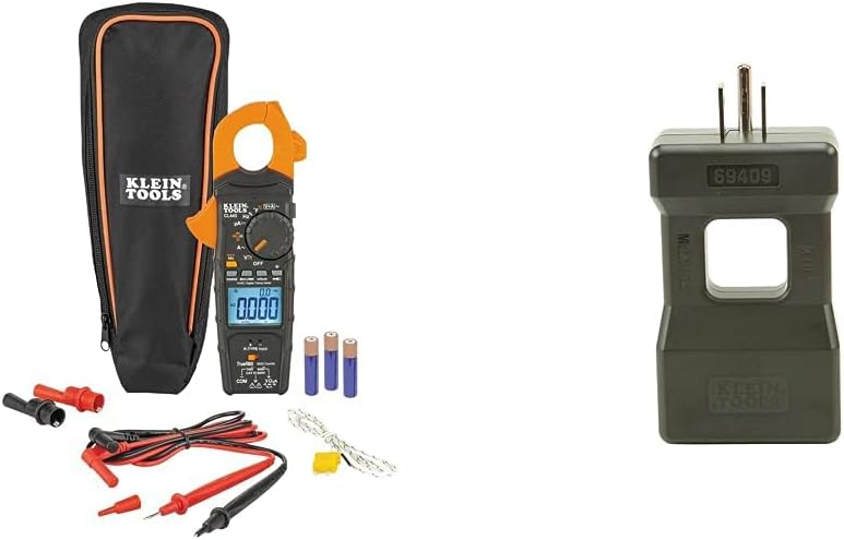 Klein Tools CL445 HVAC Clamp Meter with Line Splitter for Pros