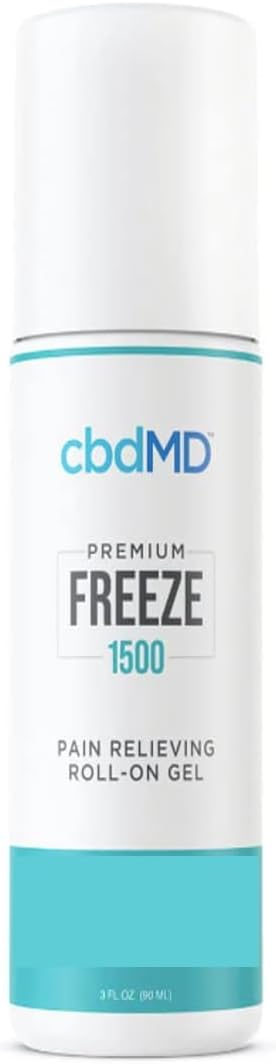 1500mg MD Premium Freeze Roll On for Pain Relief and Relaxation