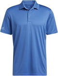adidas mens Core Performance Primegreen Polo Shirt - Golf Ready collar