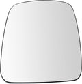 TRQ Exterior Side View Mirror Glass Manual Driver Side LH - Direct Fit