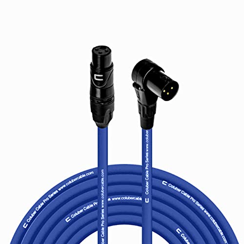 Balanced XLR Cable Female to Right Angle XLR Male - 35 Feet