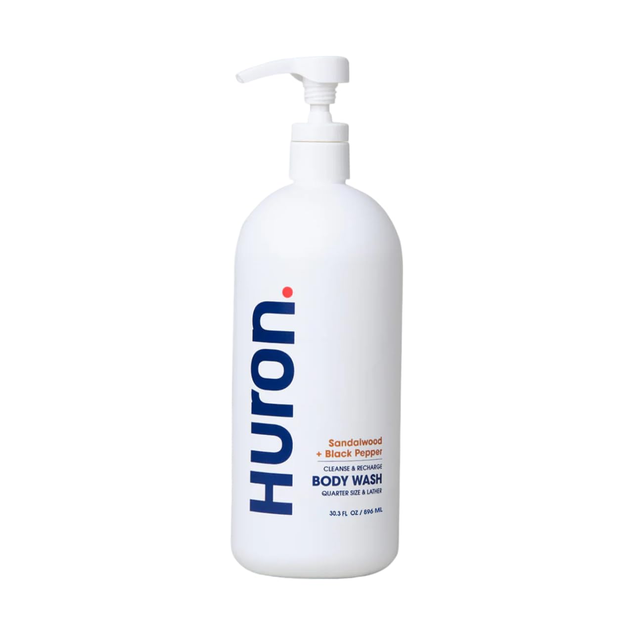 Huron Mens Moisturizing Body Wash with Sandalwood & Amber