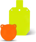 Highwild AR500 Steel Shooting Targets Combo - Gong and Silhouette Set