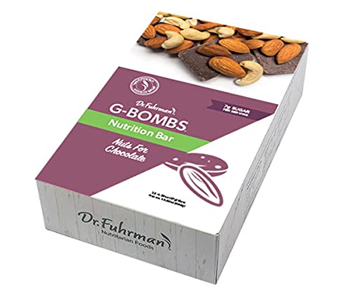 Dr. Fuhrman G-BOMBS Nutrition Bar: Plant Based Protein Delight