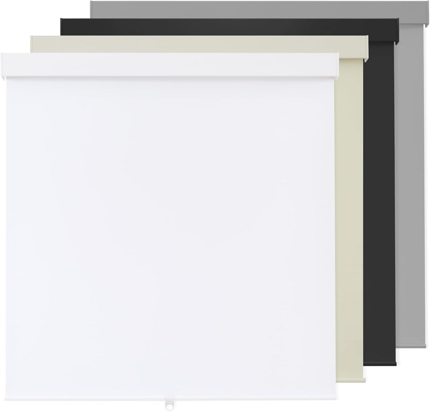 Blackout Cordless Roller Shades Blinds for Windows - 42in W x 72in H