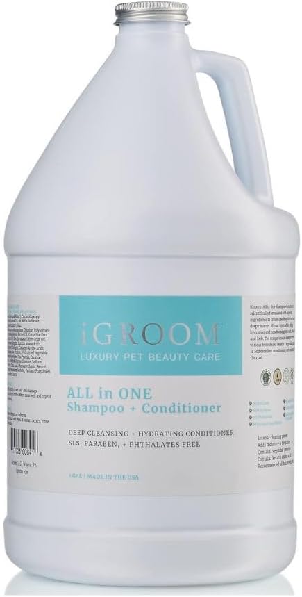 iGroom All-in-One Dog Shampoo & Conditioner for All Coats