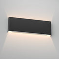 15.8in Matte Black Modern Vanity Light Up and Down LED - Warm 3000K