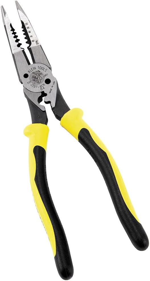 Klein Tools J207-8CR Needle Nose Pliers for All-Purpose Use