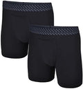 Tommy John Mens Mid-Length Boxer Brief 6 Underwear - Cotton Comfort