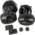KICKER for Dodge Ram Truck 1994-2011 Speaker Bundle - Clear, Powerful