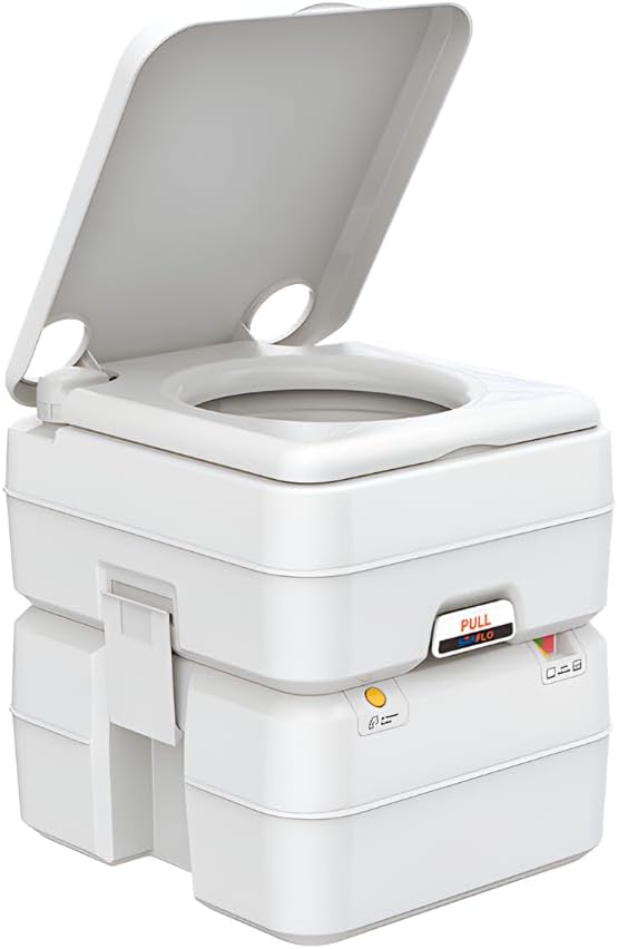 SEAFLO 5.3 Gal Portable Toilet | Camping & RV Essential