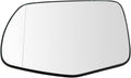 TRQ Driver Side Mirror Glass Aspherical Expanded View - Direct Snap On