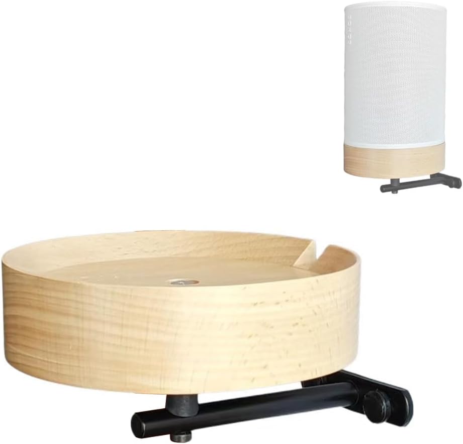 EMAQUIN Sonos Era 100 Wall Mount - Natural Wood Finish