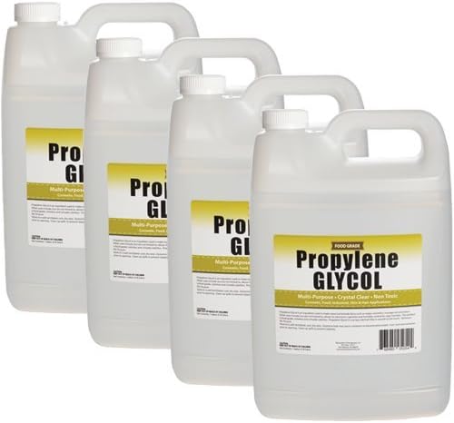 Food Grade Propylene Glycol 4 Gallon Value Pack for DIY Projects