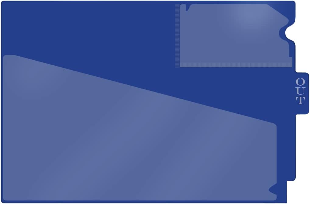 Center Tab Vinyl Outguides for Organized Filing Systems