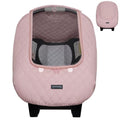 Baby Car Seat Weather Shield Quilted Winter Cover - Clear Window