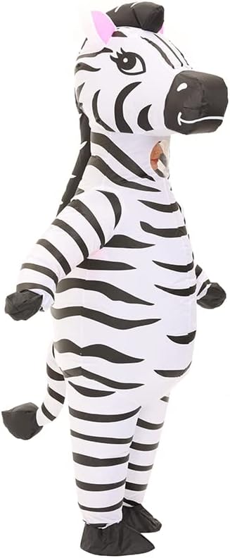 Zebra Inflatable Costume Adult for Fun Halloween Parties