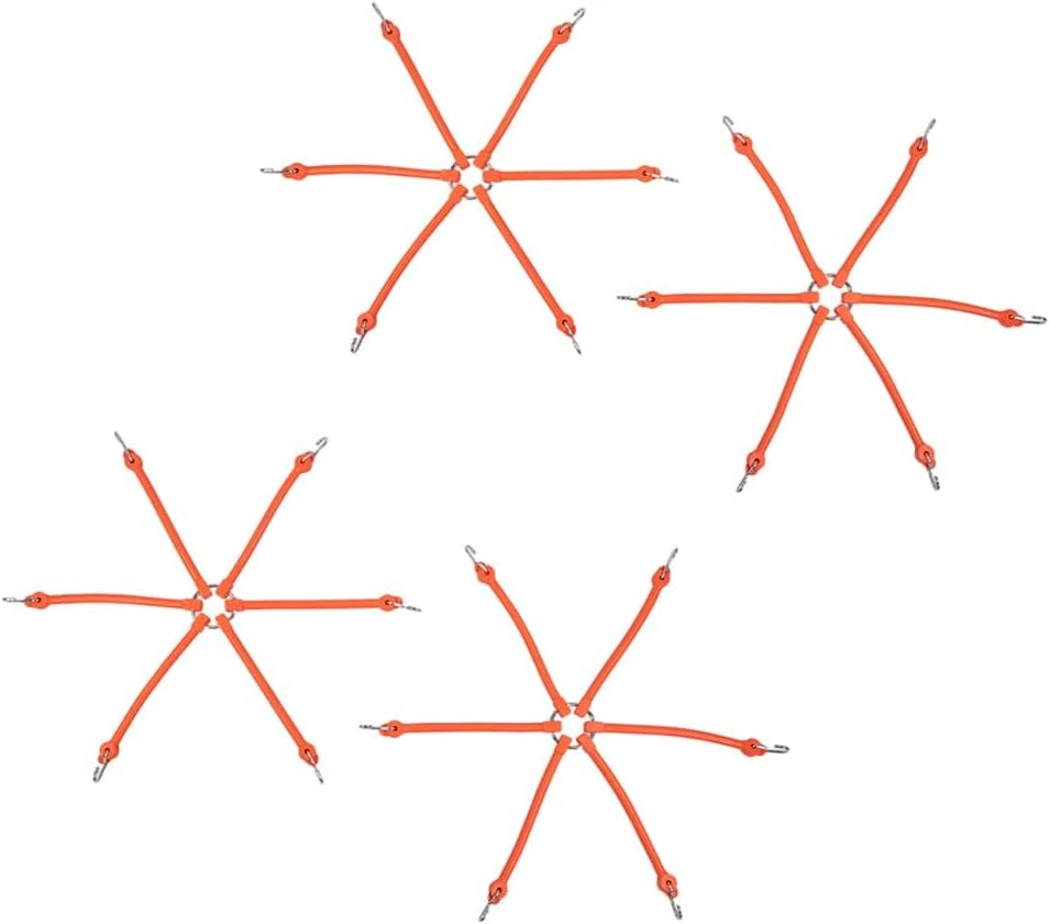 Mytee Products 4 Pack Rubber Spider Bungee for Semi Truck Tires