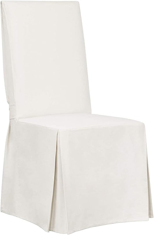 SureFit Home Decor Essential Twill Full Length Chair Slipcover