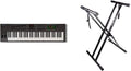 Nektar Impact LX61+ MIDI Keyboard Controller Bundle - Sturdy Stand