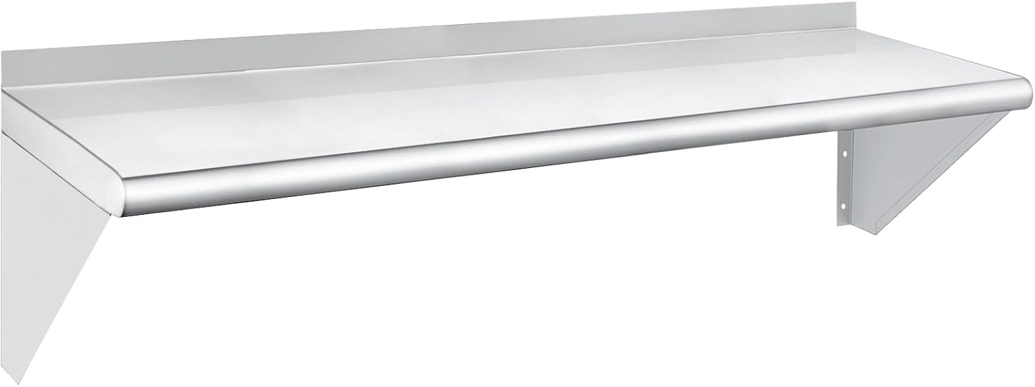 HARDURA Stainless Steel Shelf 12in x 60in for Kitchen and More
