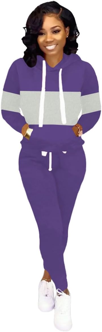 Nimsruc Two Piece Outfits For Women Jogging Suits Casual Wear