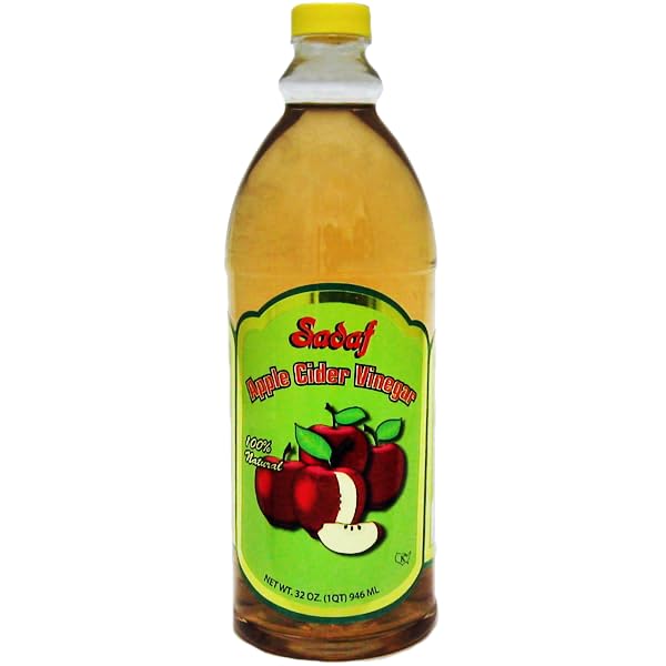 Sadaf Apple Cider Vinegar - Pure & Unfiltered - Enhance Food Flavors - 32oz