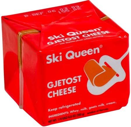 Tine Ski Queen Gjetost Original Goat Cheese - 8.8oz Nutty Goodness