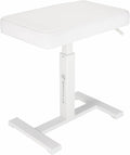 Rockville Air-Bench White Adjustable Keyboard Bench - Comfort & Height