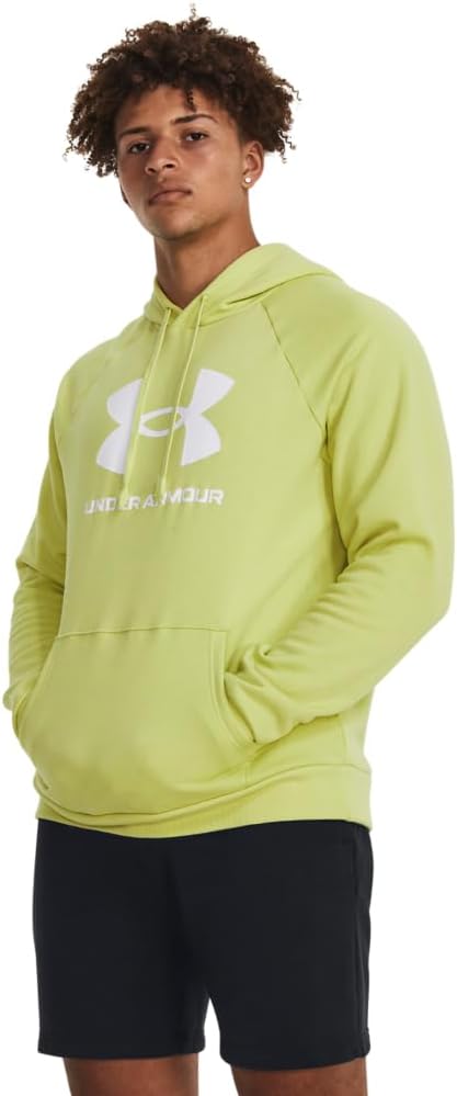 Under Armour Men's Rival Fleece Logo Hoodie for Ultimate Comfort