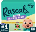 Rascal + Friends Training Pants Size 4T-5T 50 Pack - Leakproof Comfort