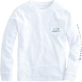 vineyard vines Boys Long-Sleeve Vintage Whale Pocket Tee - Classic has