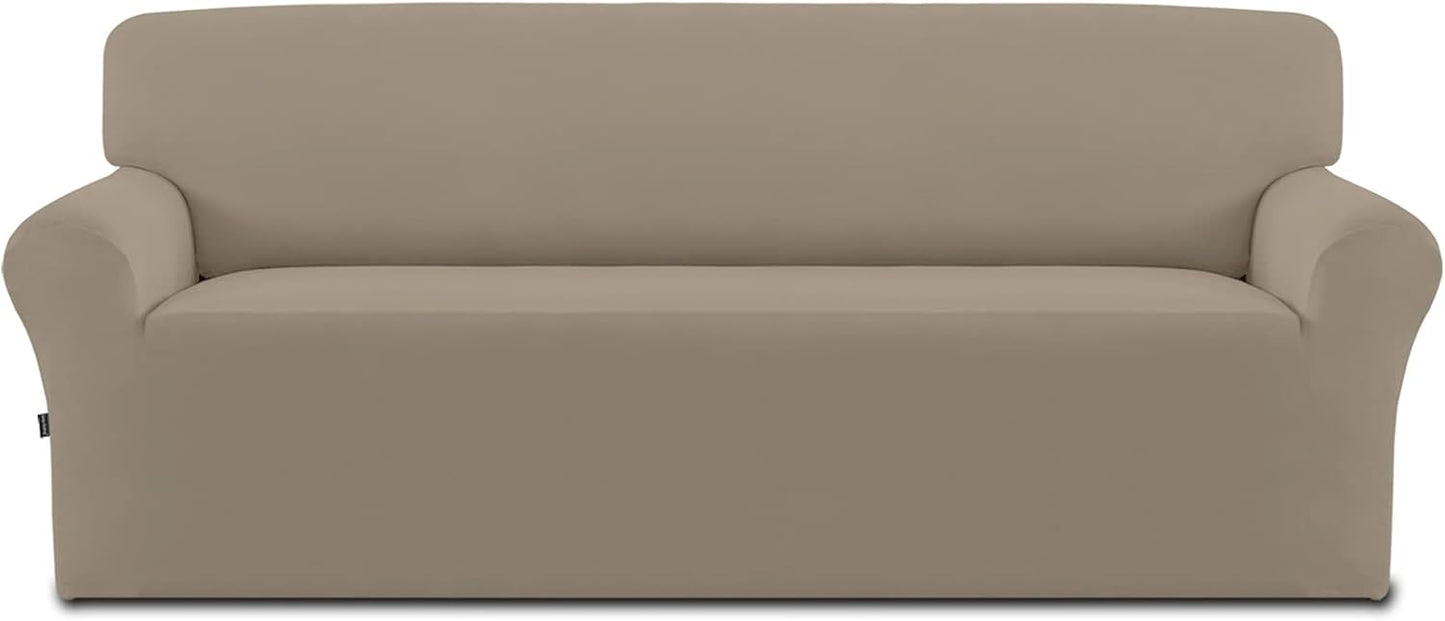 Easy-Going Fleece Stretch Sofa Slipcover for Oversized Sofas