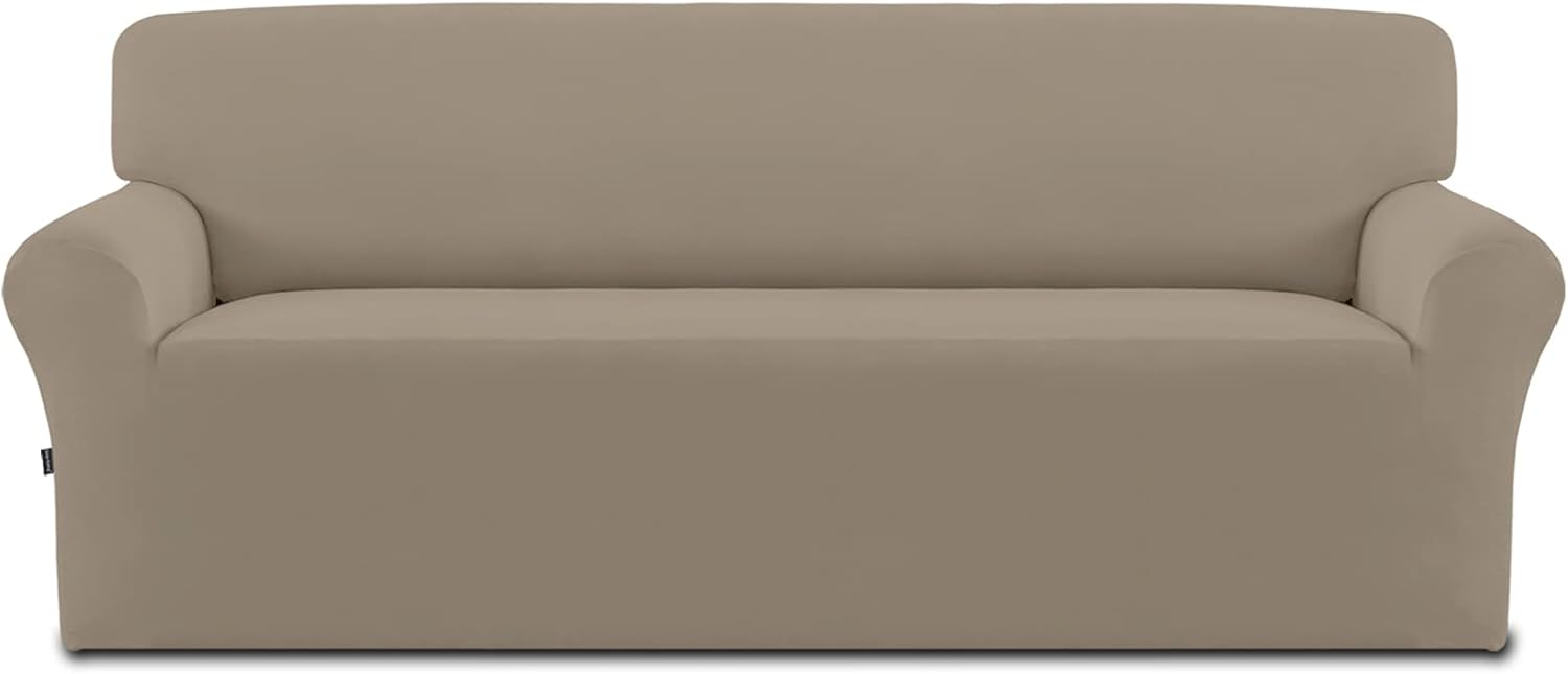 Easy-Going Fleece Stretch Sofa Slipcover for Oversized Sofas