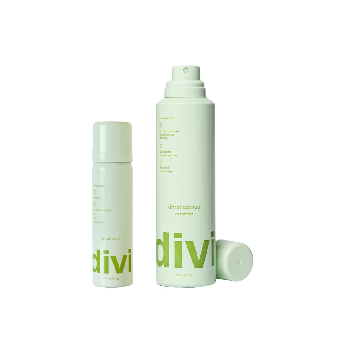 Divi Dry Shampoo Spray for Women - Oil Absorbing Formula