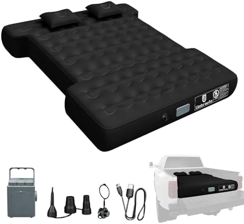Umbrauto Truck Bed Air Mattress with Built in Pump for Comfort