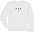 Life is Good Women's Crusher Tee Long Sleeve Cotton Graphic T-Shirts